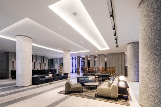 鄭州現(xiàn)代簡(jiǎn)約風(fēng)格精品酒店裝修設(shè)計(jì)公司案例(圖1) 約風(fēng)格精品酒店設(shè)計(jì)1