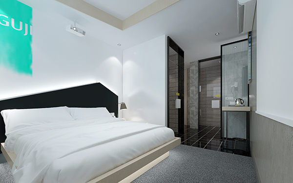 開封鼓跡藝術(shù)主題酒店裝修設(shè)計(jì)公司案例(圖9) 河南鼓跡藝術(shù)酒店3