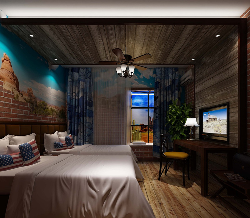 北京樂酷花園主題酒店裝修設計公司案例(圖6) 北京樂酷花園主題酒店裝修設計公司案例(圖6)