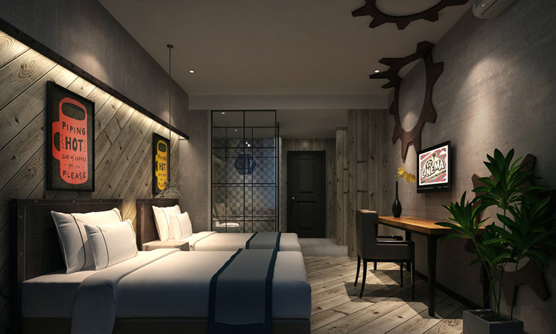 北京樂酷花園主題酒店裝修設計公司案例(圖4) 北京樂酷花園主題酒店裝修設計公司案例(圖4)