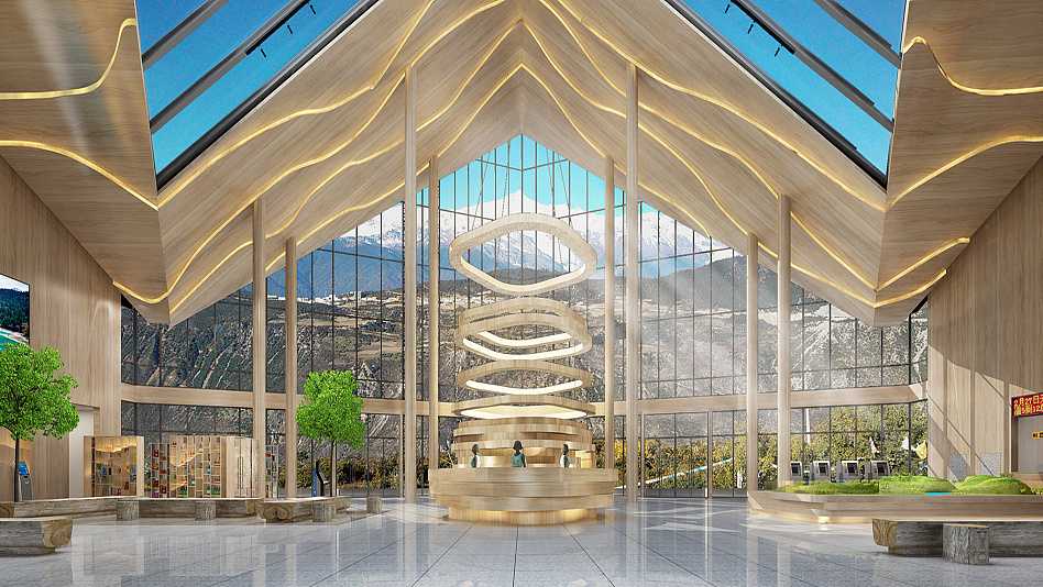 重慶龍頭山滑雪場(chǎng)度假酒店裝修設(shè)計(jì)公司案例(圖1) 重慶龍頭山滑雪場(chǎng)度假酒店裝修設(shè)計(jì)公司案例(圖1)