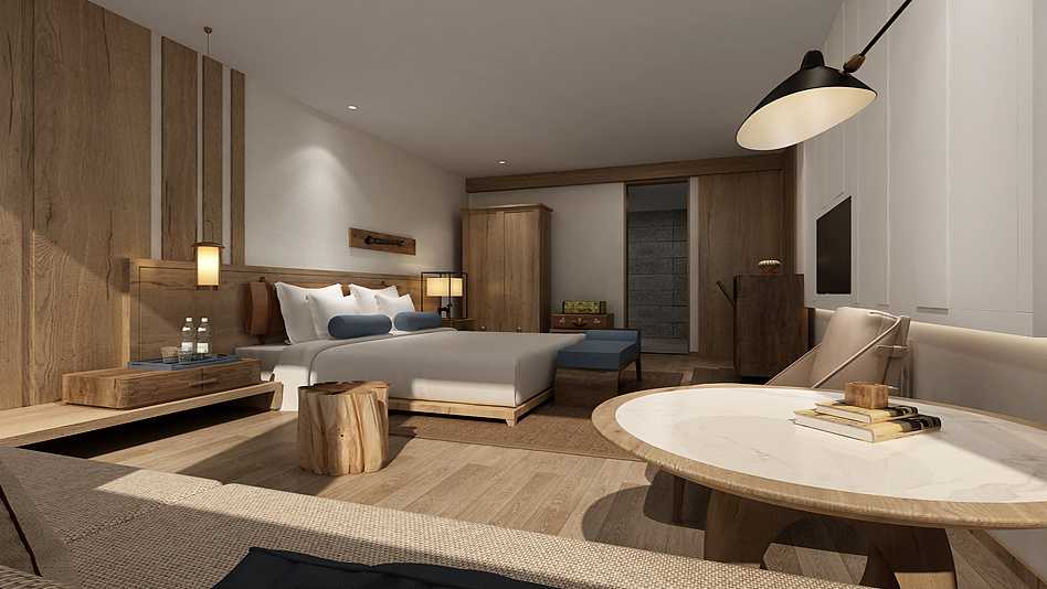 重慶龍頭山滑雪場(chǎng)度假酒店裝修設(shè)計(jì)公司案例(圖8) 重慶龍頭山滑雪場(chǎng)度假酒店裝修設(shè)計(jì)公司案例(圖8)