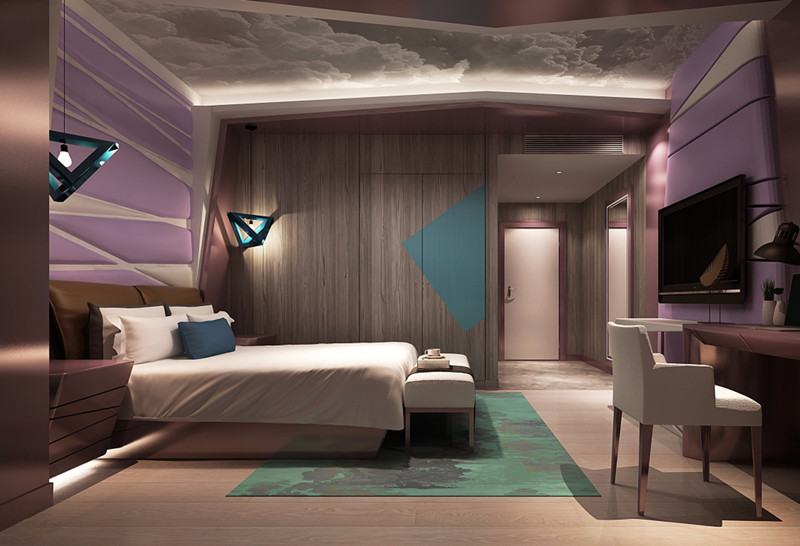 湖北荊門云精品主題酒店設(shè)計案例(圖5) 湖北荊門云精品主題酒店設(shè)計案例(圖5)