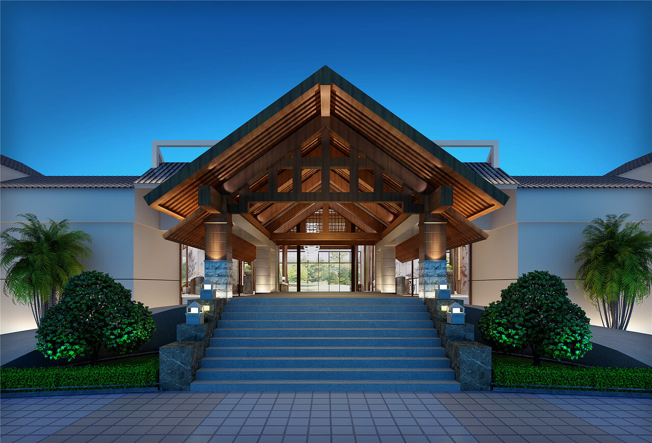 鄭州度假酒店裝修設(shè)計(jì)公司案例(圖1) 鄭州度假酒店裝修設(shè)計(jì)公司案例(圖1)