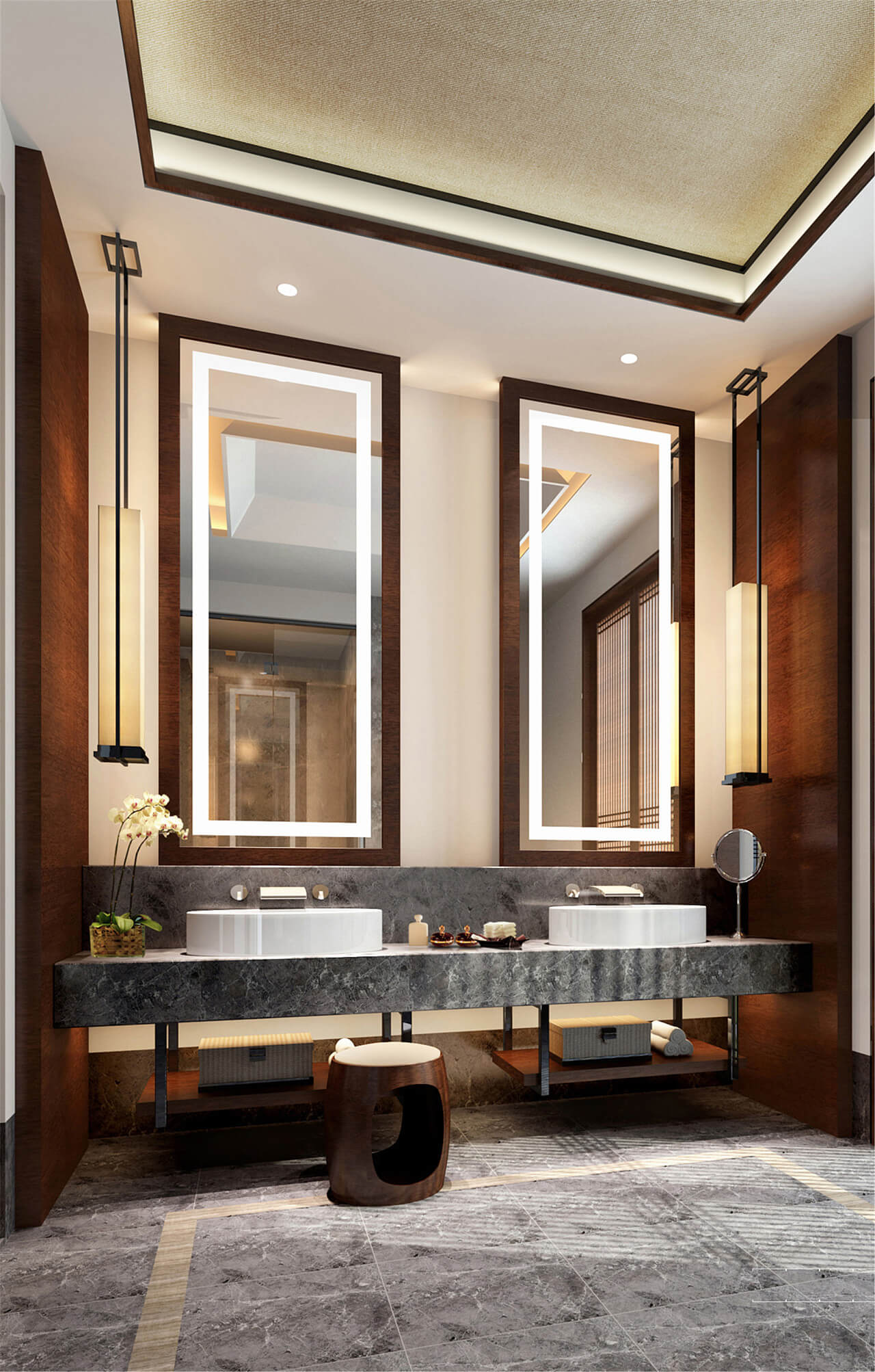 鄭州度假酒店裝修設(shè)計(jì)公司案例(圖7) 鄭州度假酒店裝修設(shè)計(jì)公司案例(圖7)