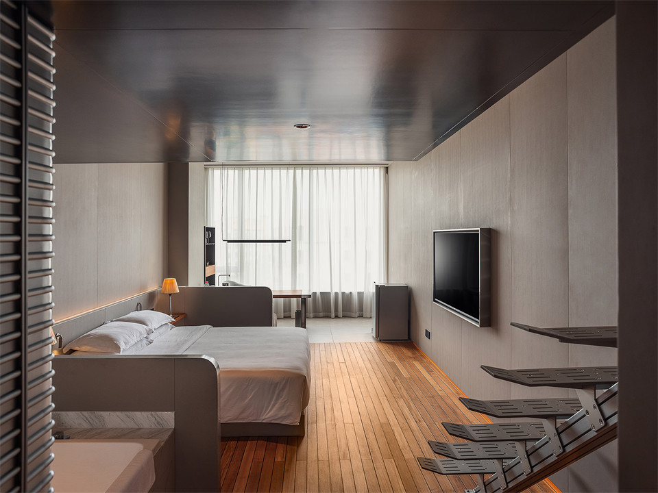 未來感十足的工業(yè)風(fēng)酒店裝修設(shè)計——YIN Hotel(圖9) 未來感十足的工業(yè)風(fēng)酒店裝修設(shè)計——YIN Hotel(圖9)