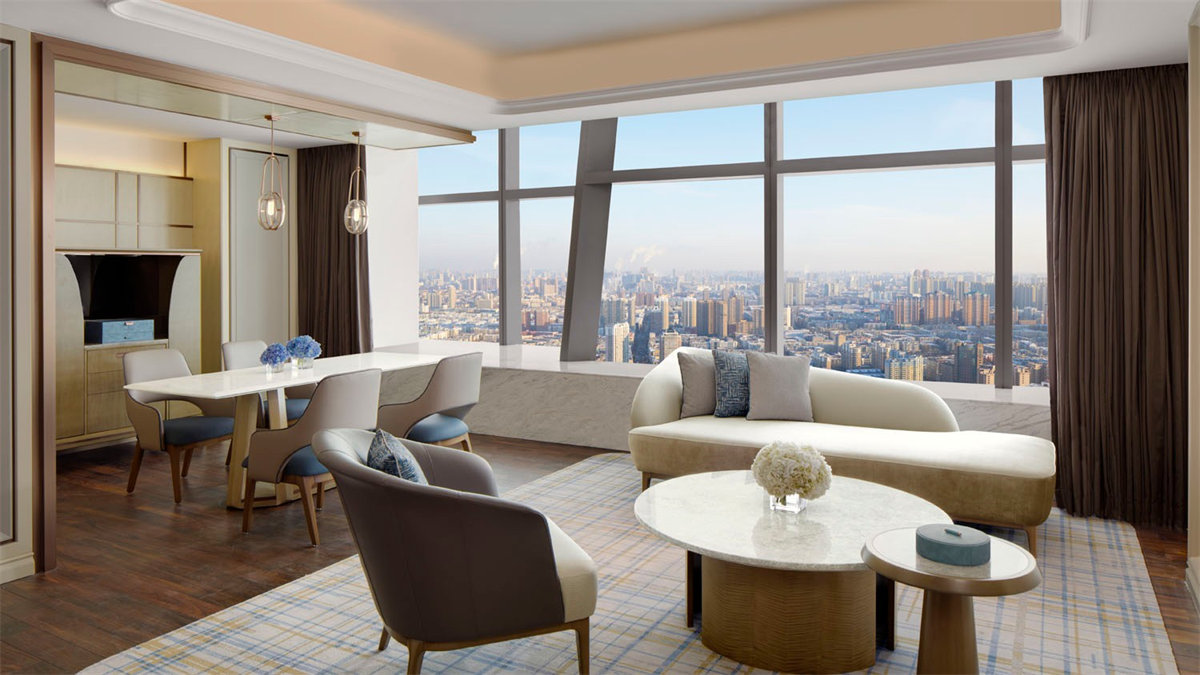 哈爾濱富力麗思卡爾頓五星級(jí)酒店裝修設(shè)計(jì)方案(圖8) 哈爾濱富力麗思卡爾頓五星級(jí)酒店裝修設(shè)計(jì)方案(圖8)