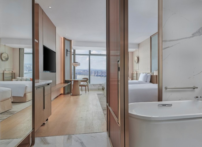 長沙世茂希爾頓五星級酒店裝修設(shè)計案例(圖12) 長沙世茂希爾頓五星級酒店裝修設(shè)計案例(圖12)