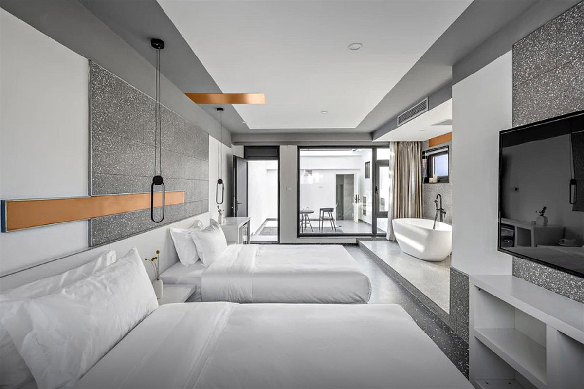 現(xiàn)代輕奢風(fēng)農(nóng)家院改造民宿裝修設(shè)計(jì)案例(圖5) 現(xiàn)代輕奢風(fēng)農(nóng)家院改造民宿裝修設(shè)計(jì)案例(圖5)