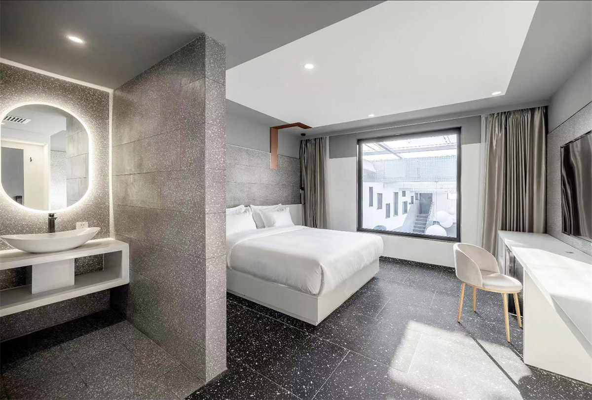 現(xiàn)代輕奢風(fēng)農(nóng)家院改造民宿裝修設(shè)計(jì)案例(圖6) 現(xiàn)代輕奢風(fēng)農(nóng)家院改造民宿裝修設(shè)計(jì)案例(圖6)