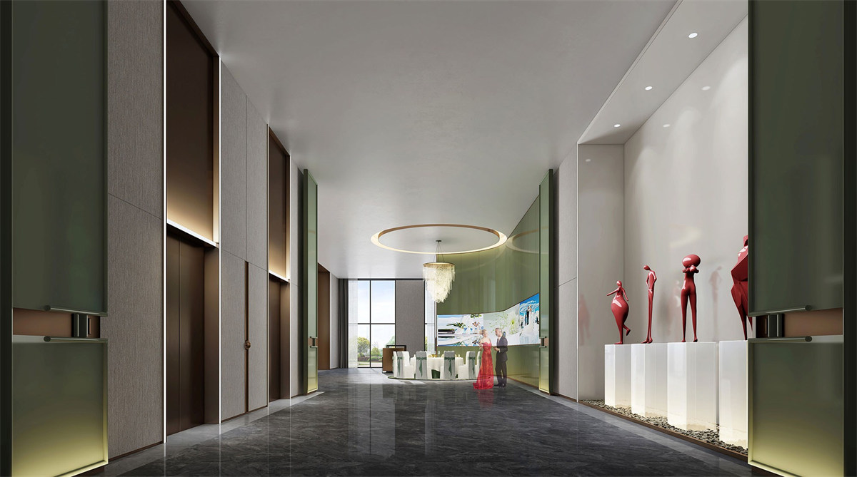 德陽文悅花園四星級度假酒店裝修設(shè)計效果圖(圖4) 德陽文悅花園四星級度假酒店裝修設(shè)計效果圖(圖4)