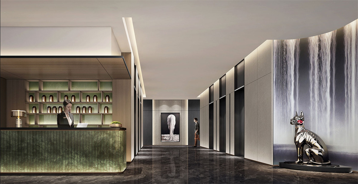 德陽文悅花園四星級度假酒店裝修設(shè)計效果圖(圖6) 德陽文悅花園四星級度假酒店裝修設(shè)計效果圖(圖6)