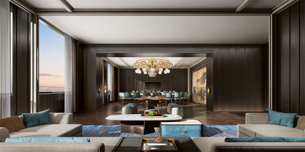 德陽文悅花園四星級度假酒店裝修設(shè)計效果圖(圖9) 德陽文悅花園四星級度假酒店裝修設(shè)計效果圖(圖9)