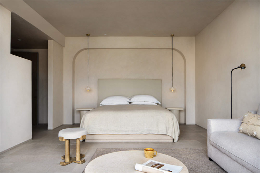 蜜悅·藍(lán)白圣島懸崖泡池海景民宿裝修設(shè)計(jì)方案(圖7) 蜜悅·藍(lán)白圣島懸崖泡池海景民宿裝修設(shè)計(jì)方案(圖7)