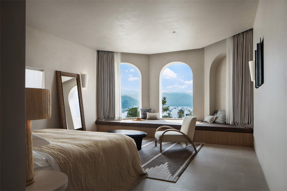 蜜悅·藍(lán)白圣島懸崖泡池海景民宿裝修設(shè)計(jì)方案(圖9) 蜜悅·藍(lán)白圣島懸崖泡池海景民宿裝修設(shè)計(jì)方案(圖9)