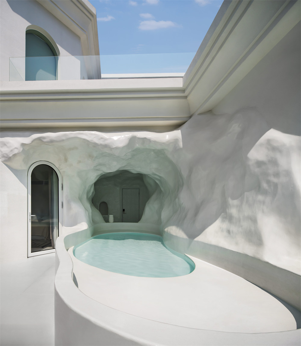 蜜悅·藍(lán)白圣島懸崖泡池海景民宿裝修設(shè)計(jì)方案(圖11) 蜜悅·藍(lán)白圣島懸崖泡池海景民宿裝修設(shè)計(jì)方案(圖11)