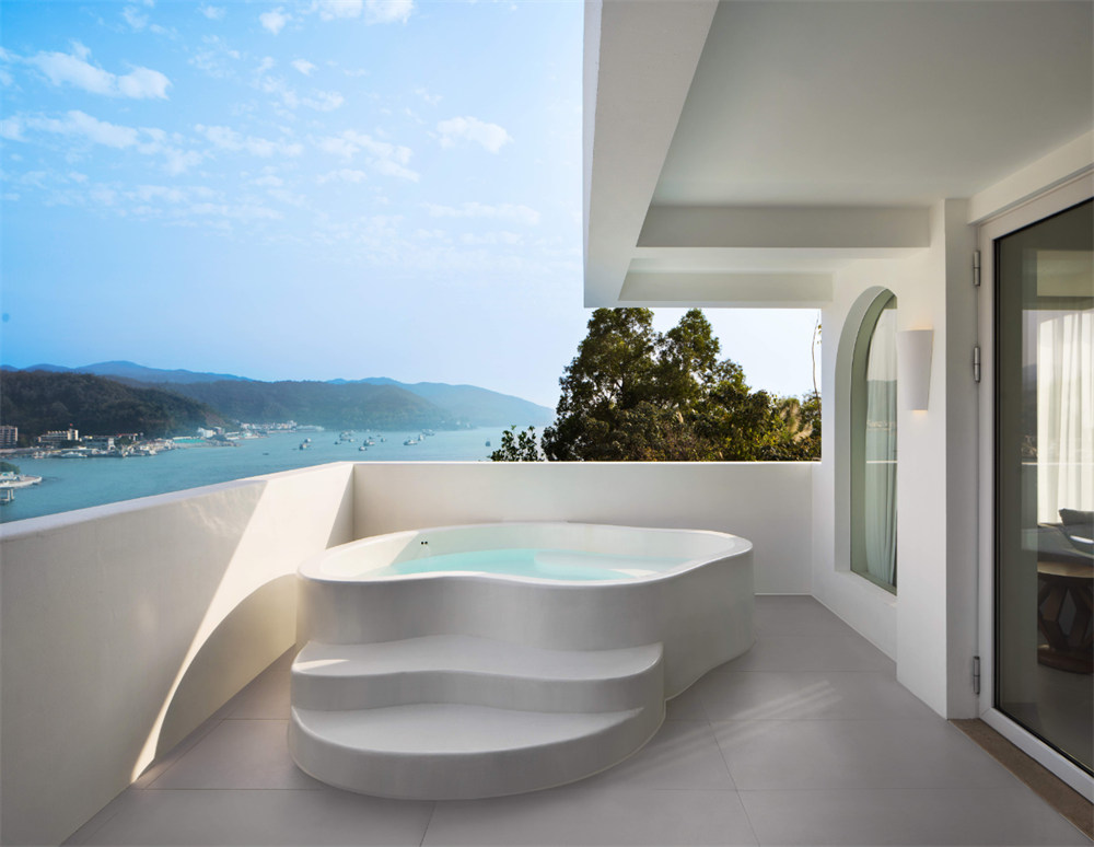 蜜悅·藍(lán)白圣島懸崖泡池海景民宿裝修設(shè)計(jì)方案(圖16) 蜜悅·藍(lán)白圣島懸崖泡池海景民宿裝修設(shè)計(jì)方案(圖16)