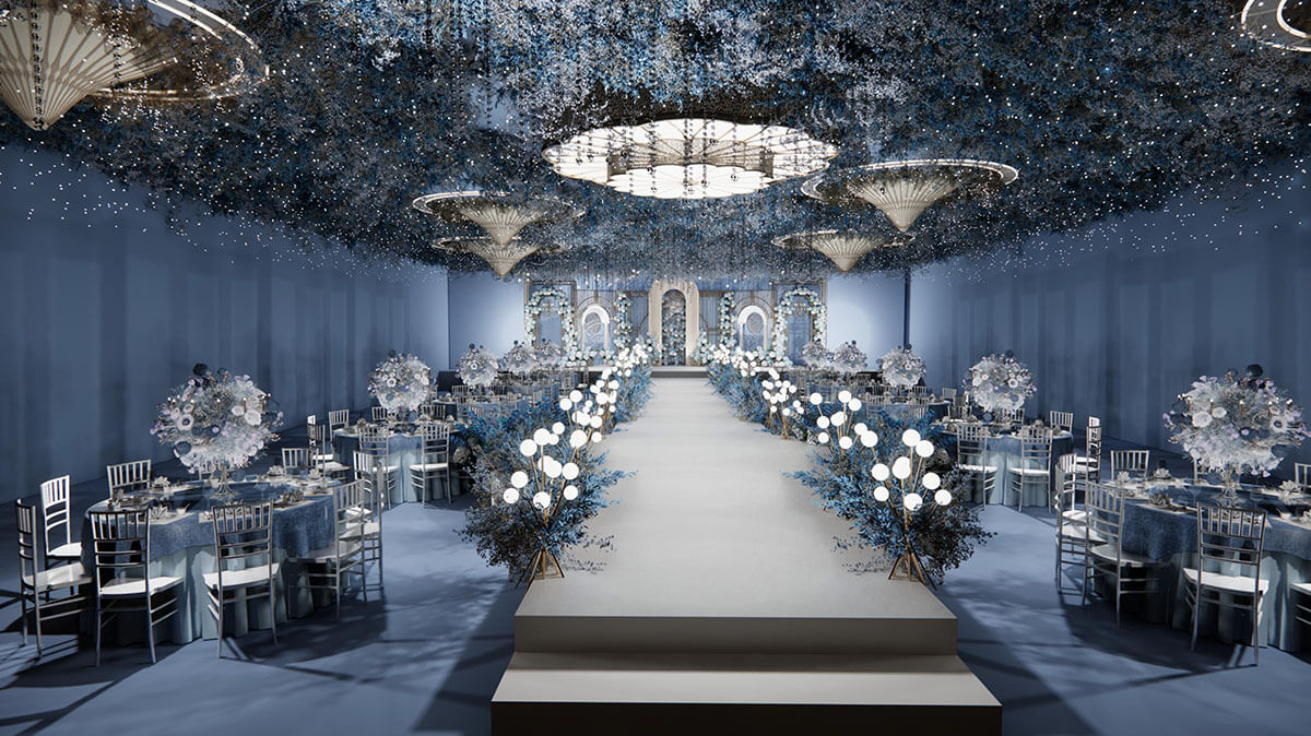 鄭州藍(lán)色多瑙河主題婚禮堂設(shè)計(jì)(圖4) 1-21111916442Y38.jpg