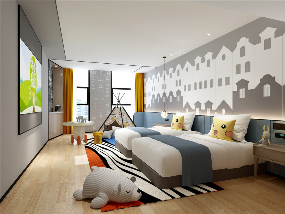 鄭州勝開(kāi)連鎖精品酒店親子客房裝修設(shè)計(jì)方案 鄭州勝開(kāi)連鎖精品酒店親子客房裝修設(shè)計(jì)方案