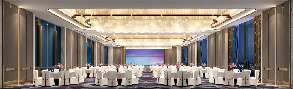 駐馬店平輿開元大酒店裝修設(shè)計(圖6) 駐馬店平輿華鼎開元大酒店宴會廳裝修設(shè)計方案