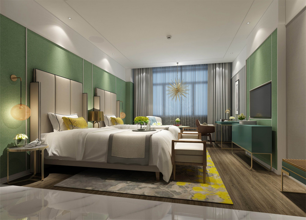 陜西華陽(yáng)國(guó)際飯店五星級(jí)酒店客房裝修設(shè)計(jì)效果圖 陜西華陽(yáng)國(guó)際飯店五星級(jí)酒店客房裝修設(shè)計(jì)效果圖