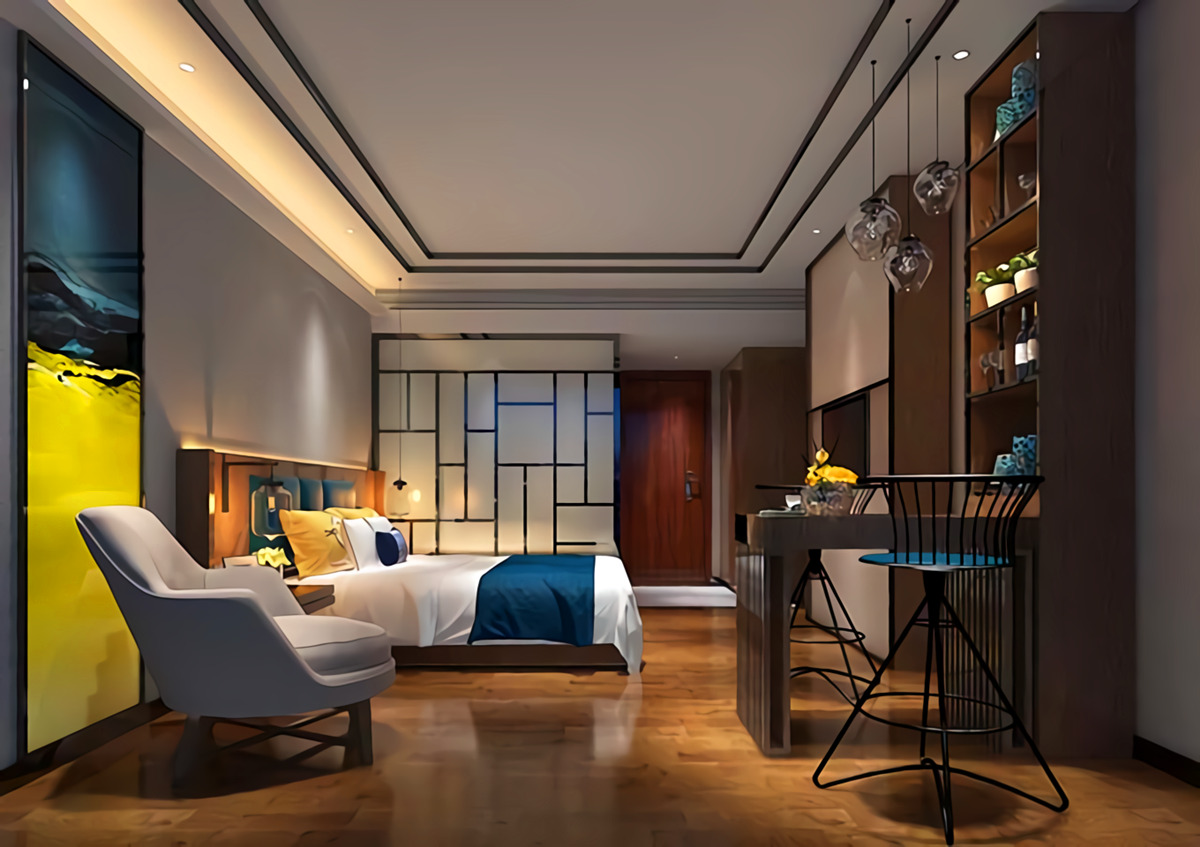 鄭州時(shí)尚主題酒店裝修效果圖 鄭州時(shí)尚主題酒店裝修效果圖