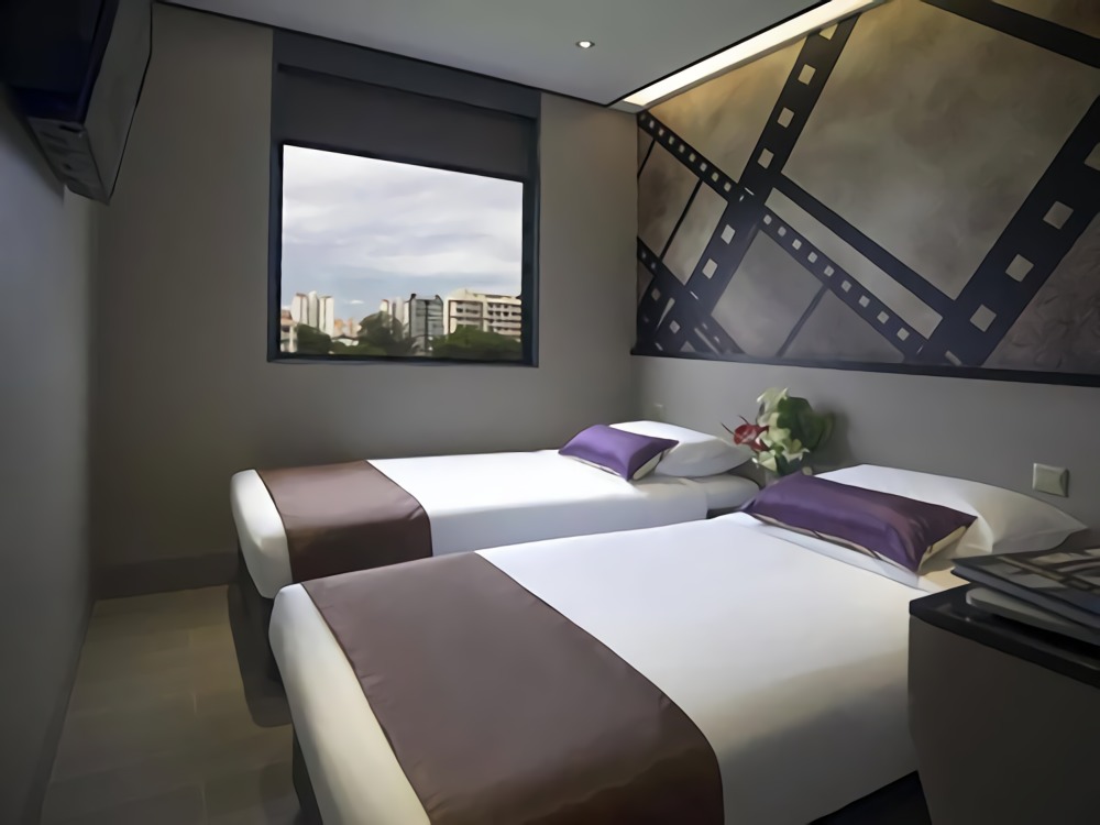 鄭州影院快捷酒店裝修設(shè)計(jì)案例 鄭州影院快捷酒店裝修設(shè)計(jì)案例