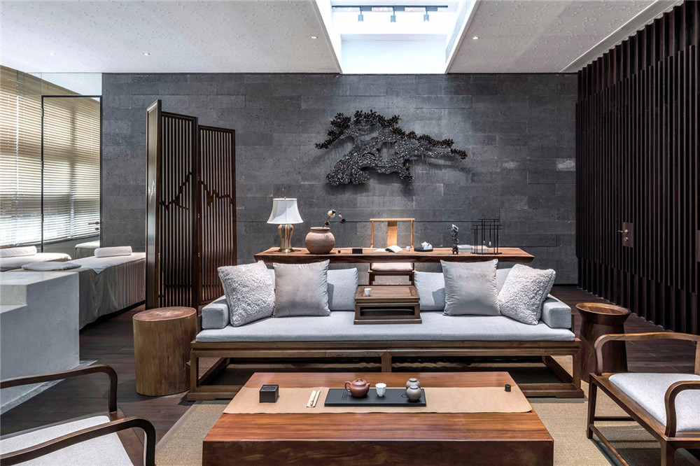 明谷行館新中式溫泉度假酒店裝修(圖5) 明谷行館新中式溫泉度假酒店裝修設(shè)計(jì)方案