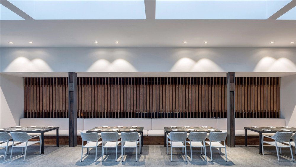 明谷行館新中式溫泉度假酒店裝修(圖11) 明谷行館新中式溫泉度假酒店餐廳裝修設(shè)計(jì)方案