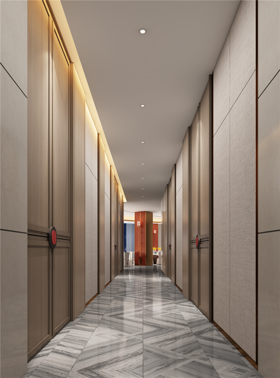 信陽光州盛達酒店宴會廳升級改造設(shè)計(圖9) 信陽光州盛達酒店餐飲宴會廳升級改造裝修設(shè)計方案