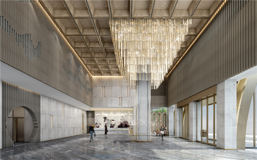 鄭州酒店大堂前臺功能規(guī)劃裝修設(shè)計要點(圖1) 鄭州酒店大堂前臺功能規(guī)劃裝修設(shè)計要點