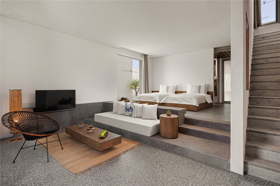 純白系高級(jí)簡(jiǎn)約風(fēng)精品度假酒店裝修設(shè)計(jì)案例(圖6) 純白系高級(jí)簡(jiǎn)約風(fēng)精品度假酒店裝修設(shè)計(jì)案例